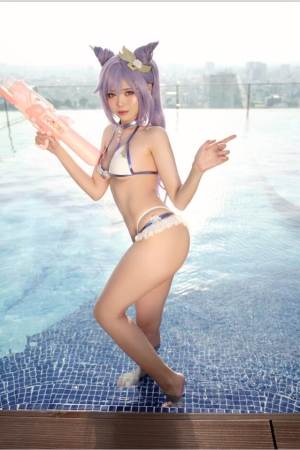 ZinieQ -No.077 Keqing Swimsuit 15P
