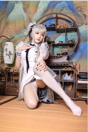 源纱希喵喵喵 – NO.25 碧蓝航线 可畏 同人旗袍 25P