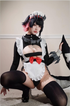 狐洛洛子 – NO.13 鲨鱼妹 女仆 [40P