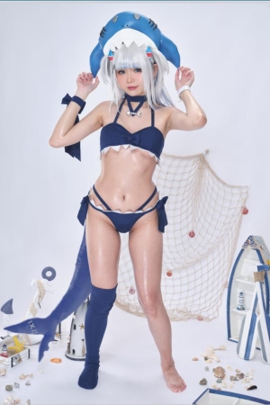 ZinieQ -No.093 Hololive Gawr Gura Swimsuit 26P+2V