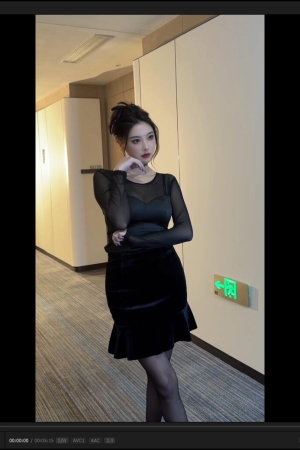 杨晨晨 – 豹纹高跟 开裆黑丝超性感写真+配套视频 [101P1v954m