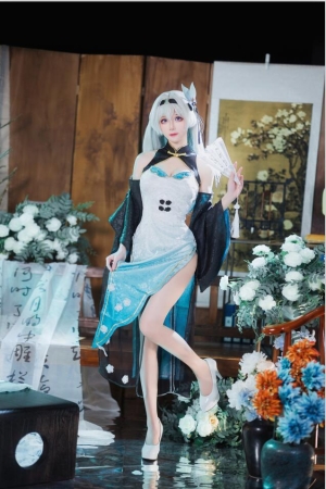 Tomoyo酱 – NO.30 星穹铁道 流萤旗袍 [24P