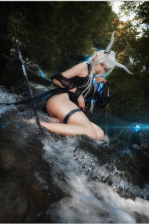 麻花酱 – NO.98 明日方舟 闪灵泳装 [20P