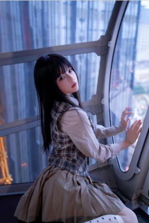 桜桃喵 – NO.206 制服摩天轮 [27P