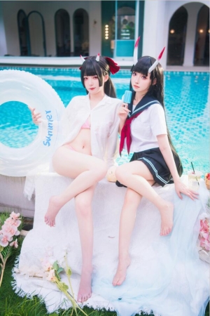 封疆疆v – NO.66 &祖母子 碧蓝航线  能代 酒匂 [43P