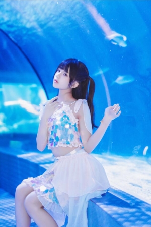 桜桃喵 – NO.208 水族馆 [15P