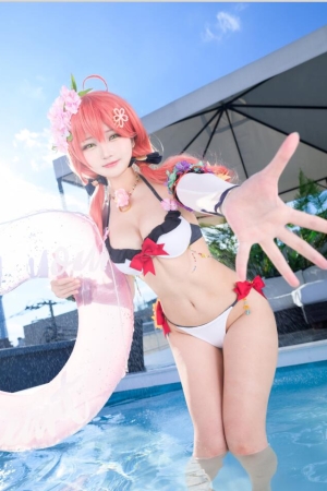 Takanashi Hanari NO.014 Miko bikini [19P