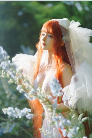 蠢沫沫 – NO.374 花丛婚纱 [67P