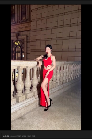 王馨瑶 – 红色裙子 拍摄花絮 [1V556MB]