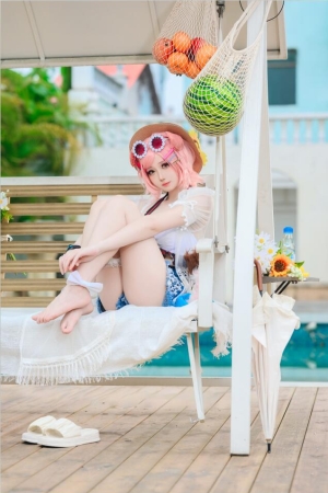 焖焖碳 – NO.39 明日方舟 澄闪泳装 [22P