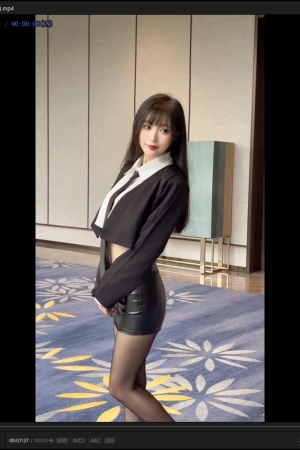 林星阑 – 黑丝皮裙 2v1.8g