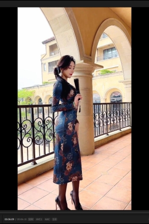 王馨瑶 – 深蓝旗袍 拍摄花絮 [1V-561MB]