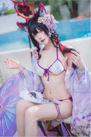 阿包也是兔娘 – NO.109 蔚蓝档案 狐坂若藻 水着 [32P