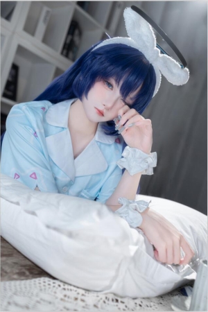 纸悦Etsu_ko – NO.09 蔚蓝档案 优香睡衣 [35P