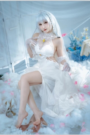 一千只猫薄禾 – NO.13 花园 誓约婚纱[15P