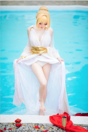 焖焖碳 – NO.47 FGO 尼禄睡裙 [27P