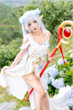 PoppaChan – NO.55 Frieren Blue Valley Dress[38P