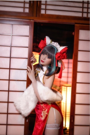 Zyra秋 NO.008 碧蓝航线 柴郡 红旗袍[20P