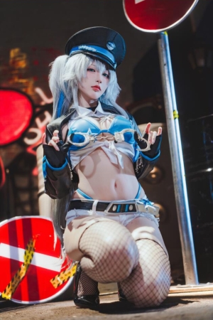 宮本桜 宫本樱樱饼 – NO.26 交错战线 刃齿 女警 [22P