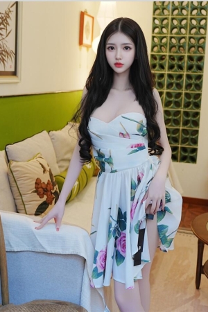 白小蝶 – 性感浅色连衣短裙 87p 自购