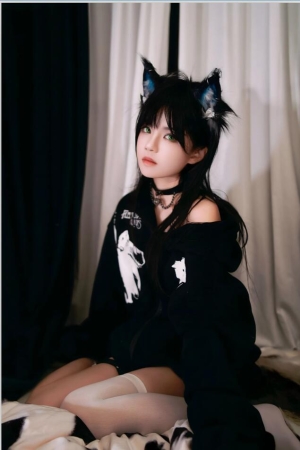 桜桃喵 – NO.219 缅因猫猫 [47P