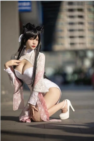 二佐Nisa NO.217 碧蓝航线 爱宕旗袍 [18P