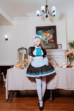 二佐Nisa NO.222 蔚蓝档案 明日奈女仆 [30P