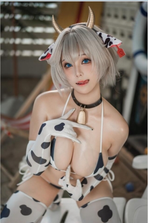 蜜汁猫裘 NO.125 棕色尘埃奶牛 [173P2V