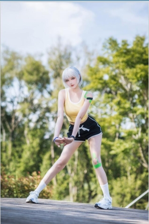 瓜希酱 – NO.104 灵笼 白月魁 运动服 [15P