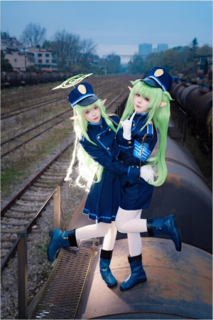 糊糊盟主 NO.015 铁道双子 [18P