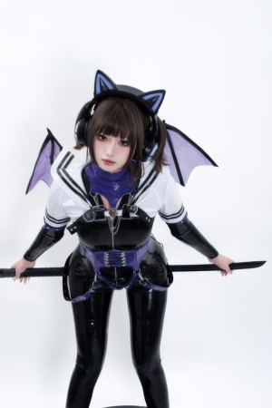 柒柒要乖哦 – NO.066 白棚胶衣 78p