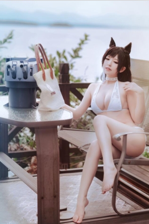 半半子 – NO.106 碧蓝航线 爱宕泳装 [27P