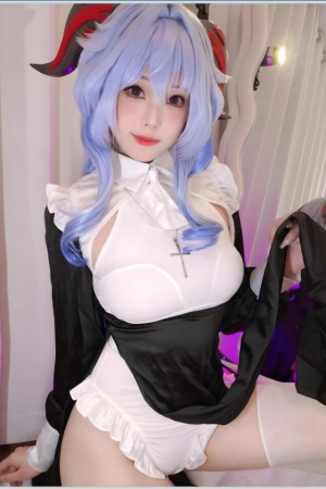 蜜汁猫裘 NO.129 修女甘雨 39p6v