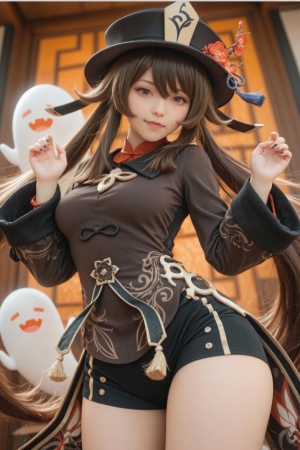 画师DoDy NO.038 Hutao [96P 自购